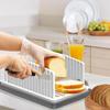 Bread Cutting Machine For Homemade Bread, Adjustable Bread Slicing, Foldable And Compact Cutting Guide, With Breadcrumb Tray