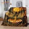 3D Antikes Ägypten Tod Anubis Pharao Horus Mythologie 2026 Weiche Decke, Weiche Kuscheldecke für Zuhause Schlafzimmer Bett Sofa Abdeckung Kind
