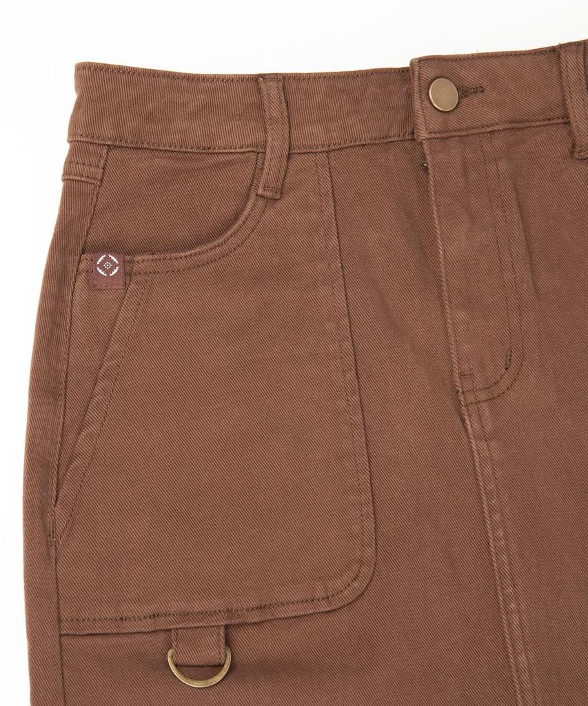 Jupe Longue Stretch en Denim S'more, (Brown, L)