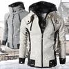 Men's Hooded Thickened Sweatshirt: Casual Outdoor Windbreaker Jacket for Autumn and Winter