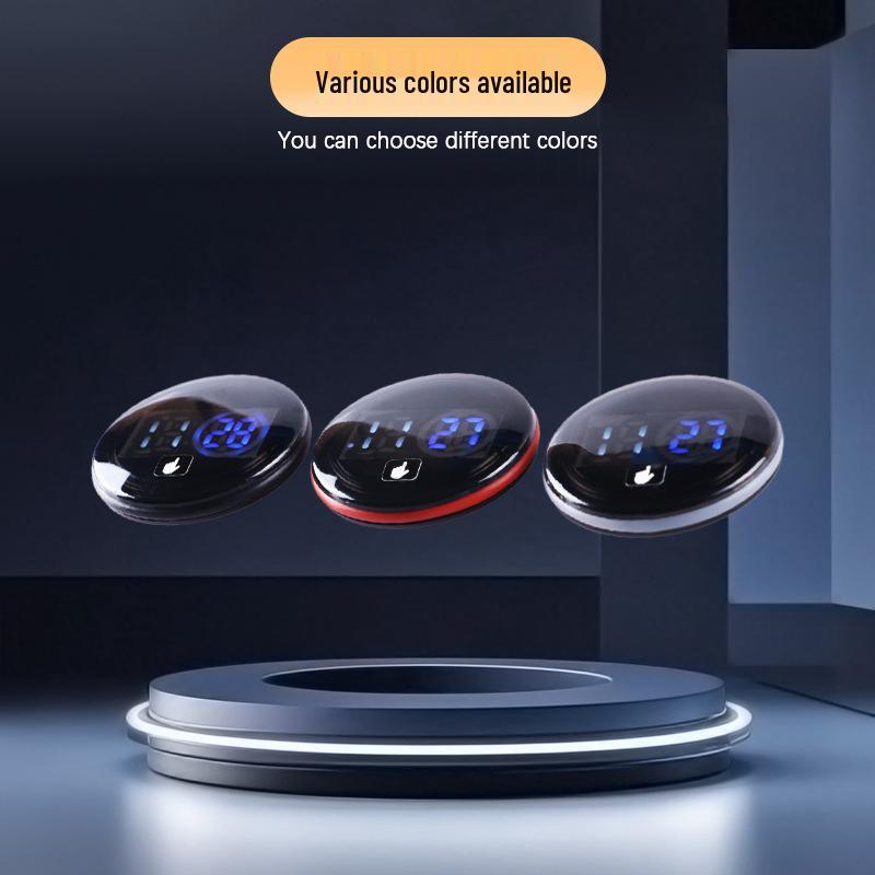 LED Touch-Sensitive Waterproof Car Clock and Electronic Watch for Electric Vehicles