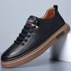 Frühling und Herbst Herren Pu Leder Casual Lederschuhe Herren Pu Lederschuhe Atmungsaktive Jugend Sneakers Herren