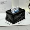 Creative Handkerchief Box, Tissue Box, Pull-out Tissue Dispenser, Napkin Holder, Light Luxury Style, Home and Room Decoration