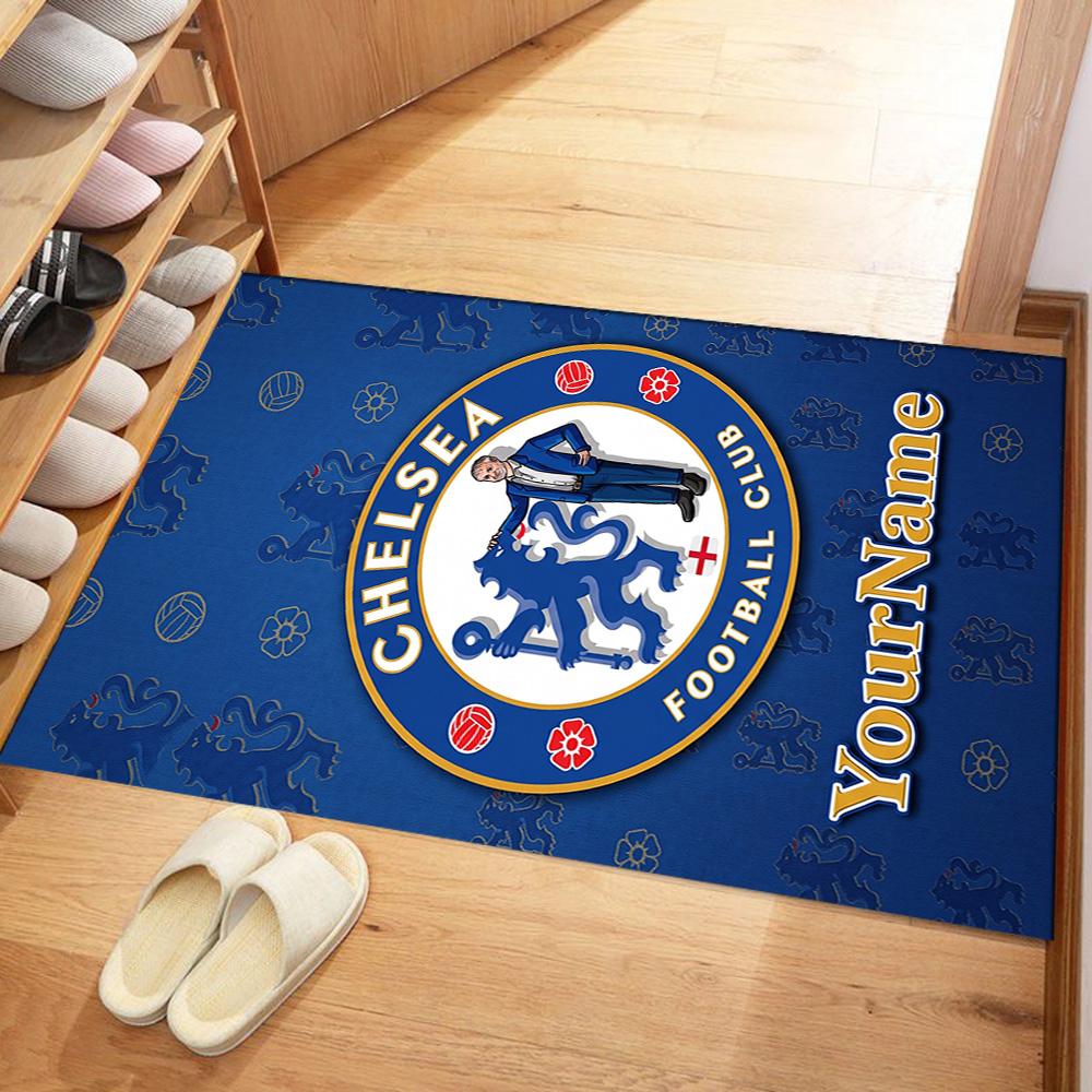 Chelsea Customize Your Name Carpet Perfect for Balcony Entryway Game Room Study room Anti-slip Rug Office home decor