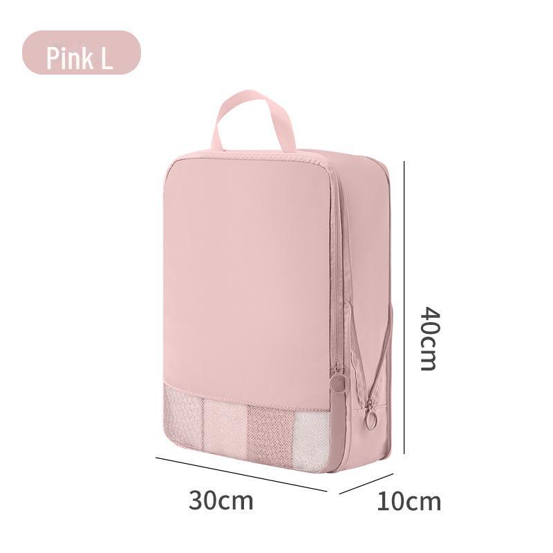 Borsa portaoggetti da viaggio comprimibile in tessuto memory - Set da 2 valigie