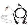 Walkie Talkie Accessories In-ear Earpiece Radio Earphone PTT MIC Headset Air Duct Headset