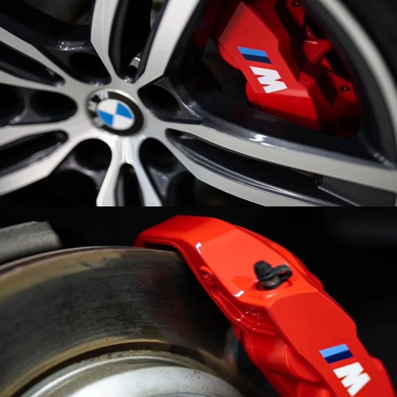 FA46pcs Car Caliper Sticker Wheel Hub Decals For BMW M Performance E36 E60 E90 X2 X1 X3 X5 E46 E39 E70 M3 M5 M6 G20 G30 E93 Z3 Z4 M