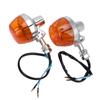 2PCS Motocykl Blinkr Blikač Marker Žlutá lampa Zadní světlo