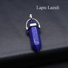 1Pc Natural Stone Hexagonal Cone Pendant, Reiki Healing Crystals Agate Gems Charms for DIY Women Men Necklace Jewelry Accessories, Extremely Cheap