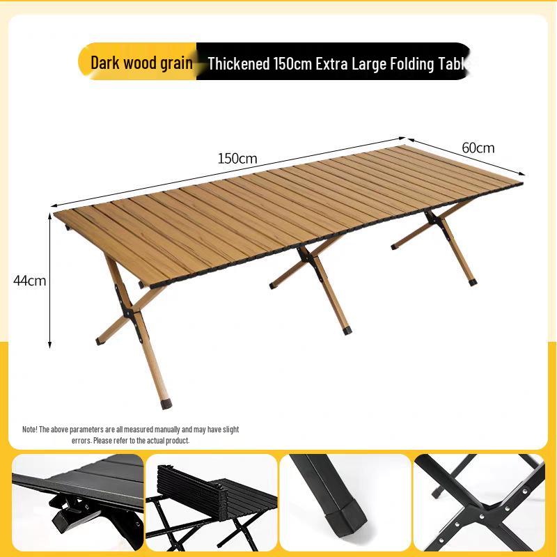 Portable Outdoor Folding BBQ Table & Chairs Set for Camping & Picnic