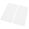 2Pcs Die Cut Machine Cutting Pad Clear PE Die Cutting Plate for Crafts Making 16 X 8cm