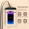 Waterproof Touch-Screen Phone Pouch with Neck Strap for Rafting, Swimming, and Rain - Allows Picture-Taking
