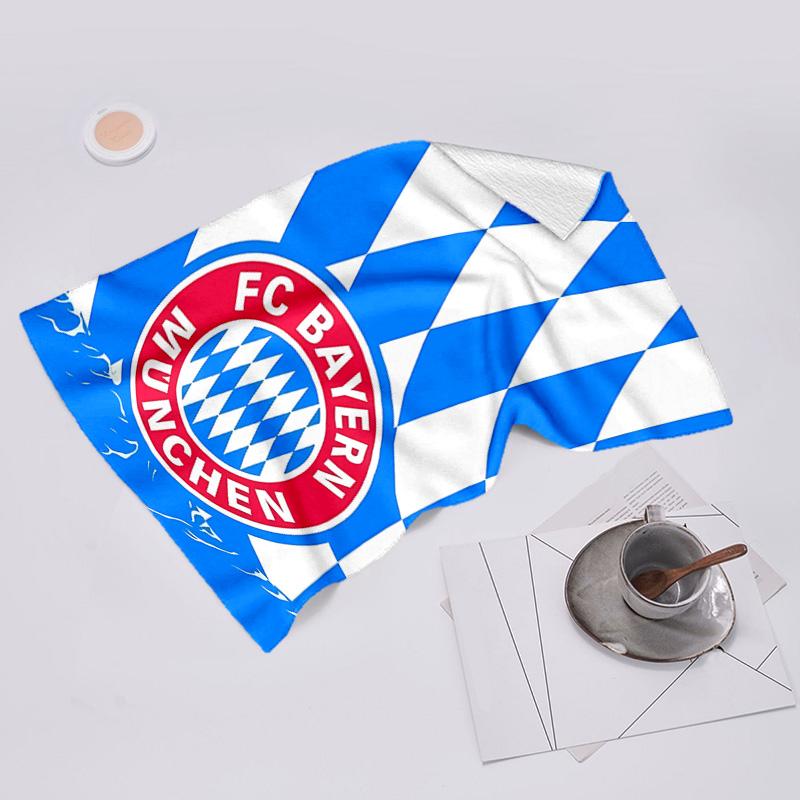 Proof Beach Towel with FC Bayern München Logo Pattern - Soft,absorbent,quick-drying,machine Washable - Perfect for Swimming,camping,bathing