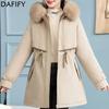 Women's Fashion Casual Fall Winter Solid Color Print Long Sleeve Jackets & Coats Down Coats