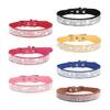 Funkelndes Kristall-Diamant-Verstellbares Haustierhalsband für Welpen, kleine und mittelgroße Hunde, Katzen