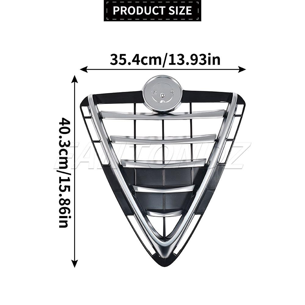 For Alfa Romeo Giulietta 2010-2016 Front Bumper Grille Shield Honeycomb Mesh Grill Racing Air Intake Radiator Grill 156105186