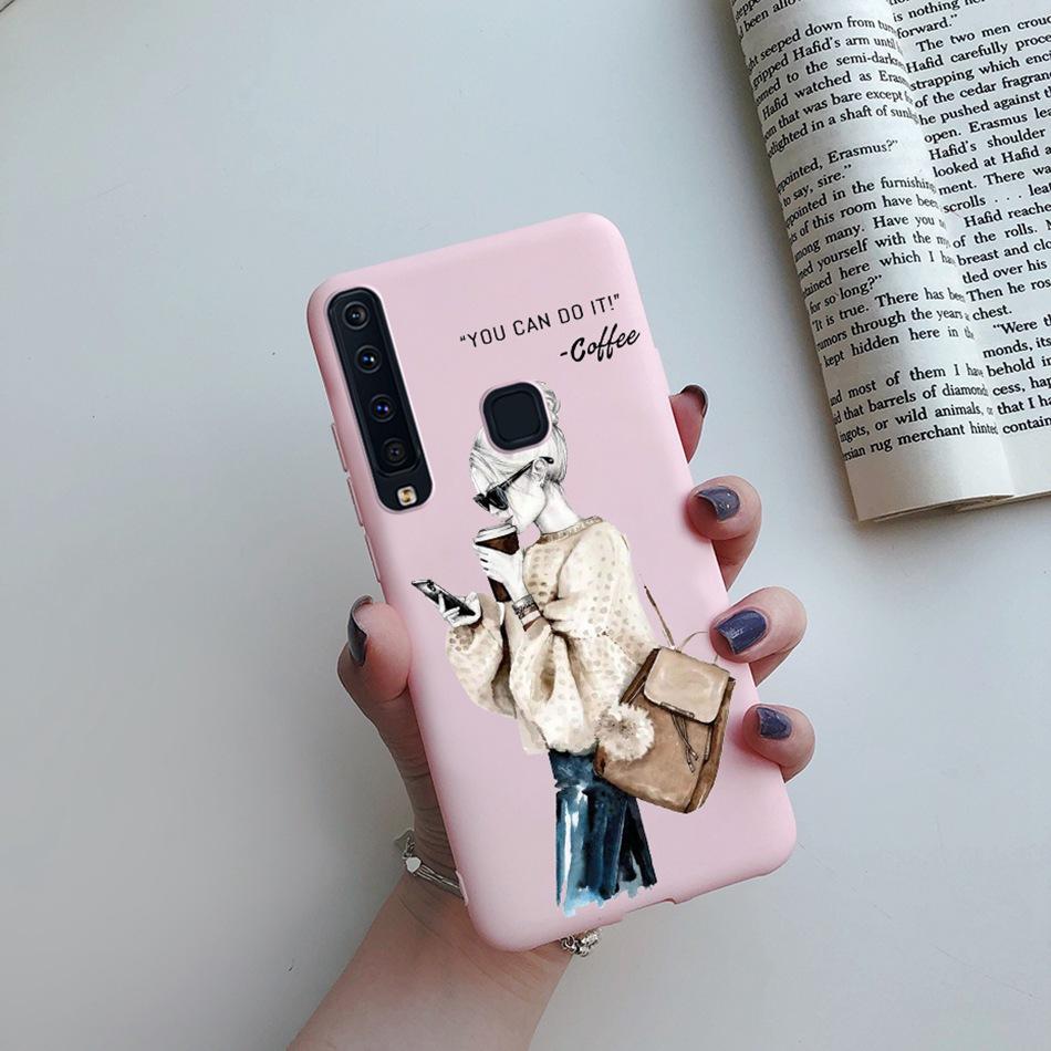 Flower Phone Case For Samsung A9 2018 A920 SM-A920F Back Cover Silicone Painted Soft Fundas for Samsung Galaxy A9 A 9 2018 Cases