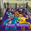 Benutzerdefinierter Text Five Nights at Freddy’s Muster Bodenmatte Weiche Indoor Teppichmatte Wohnzimmer Schlafzimmer