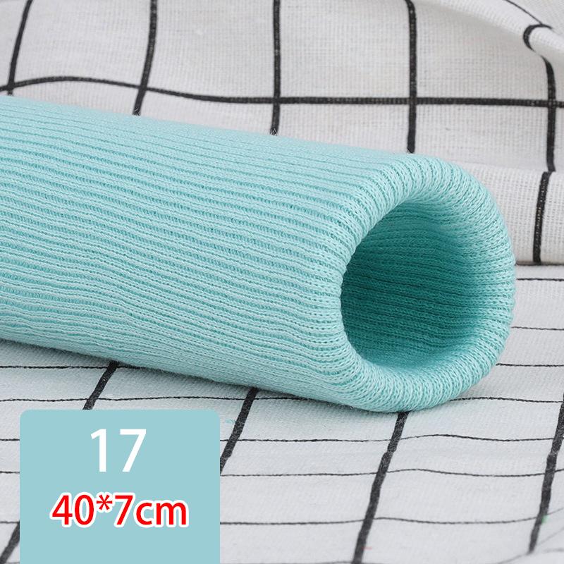 Sewing For DIY Clothing Cotton Leader Hem Lower Cuff Stretchy Threaded Knitted Rib Fabric