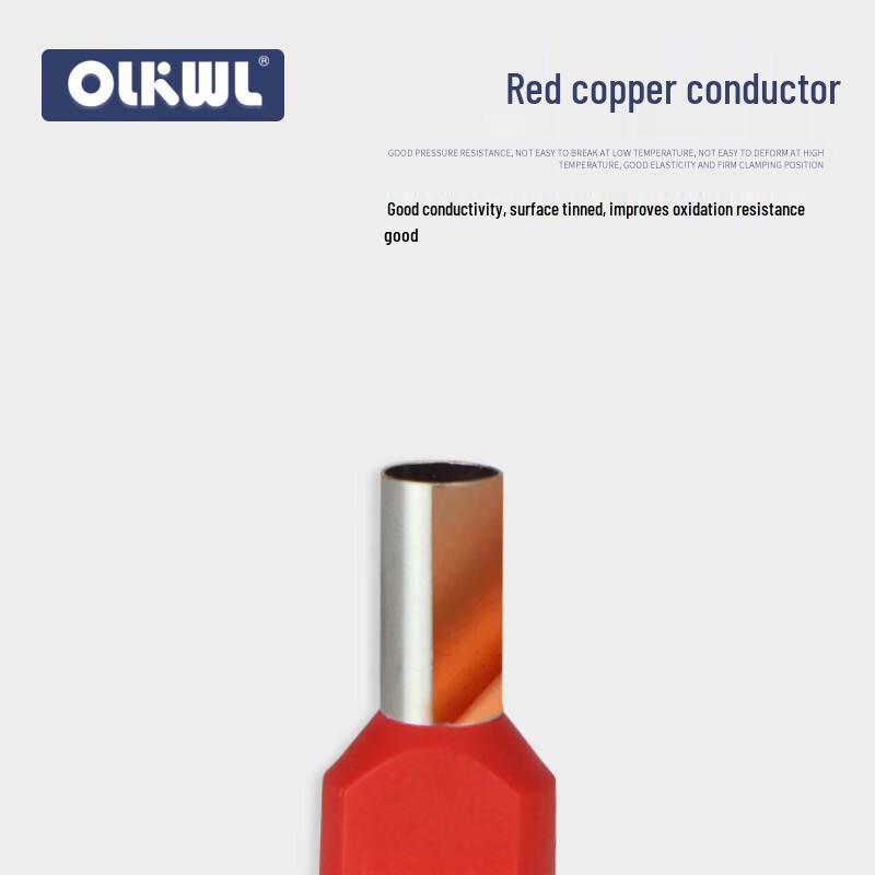 OLKWL TE Dual-Wire Copper Tube Pin Terminals