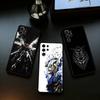 Gundam Anime Phone Case For Samsung S26,S25,S24,S23,S22,S21,S20,Ultra,Plus,FE Black Soft Cover