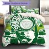 Palmeiras FC Pattern Bedding Home Decoration Birthday & Festival Gift (1 * Duvet Cover + 2 * Pillowcase, Without Core)