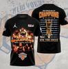 New York 2025 Cup Champions 3D T-Shirt S-5Xl Gift For Fans All Size M829