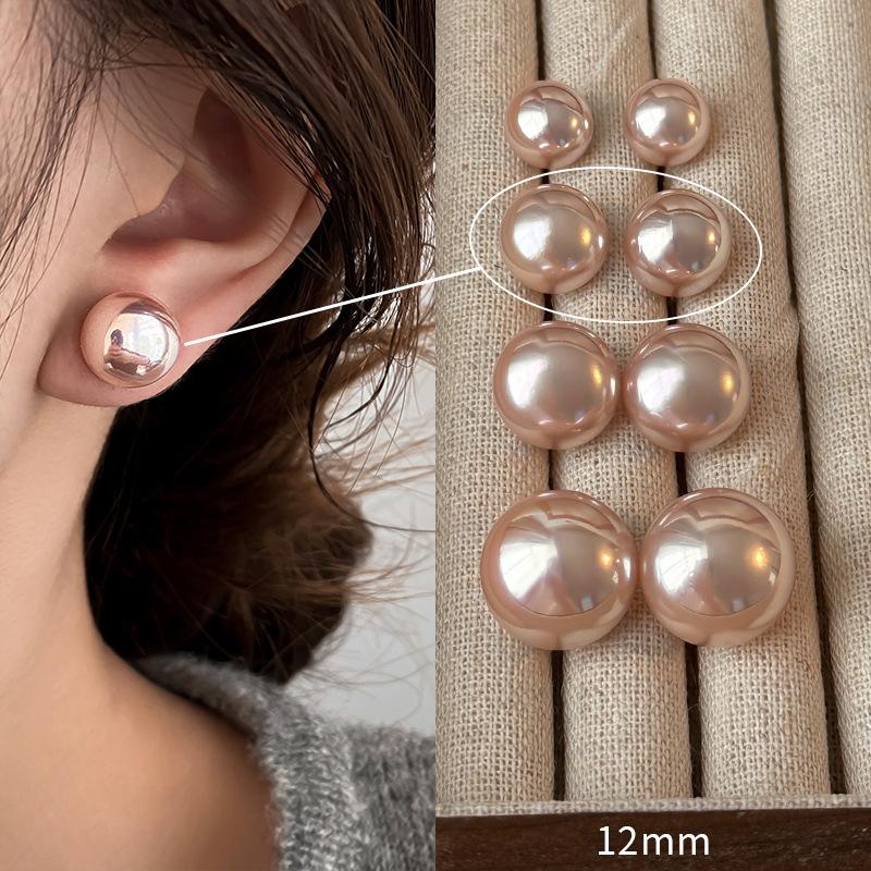 925 Sterling Zilver Vintage Parel Oorbellen Minimalistische Verfijnde Stud Oorbellen Elegante Sieraden Cadeau voor Vrouwen Klassieke Retro Parel Oorbellen