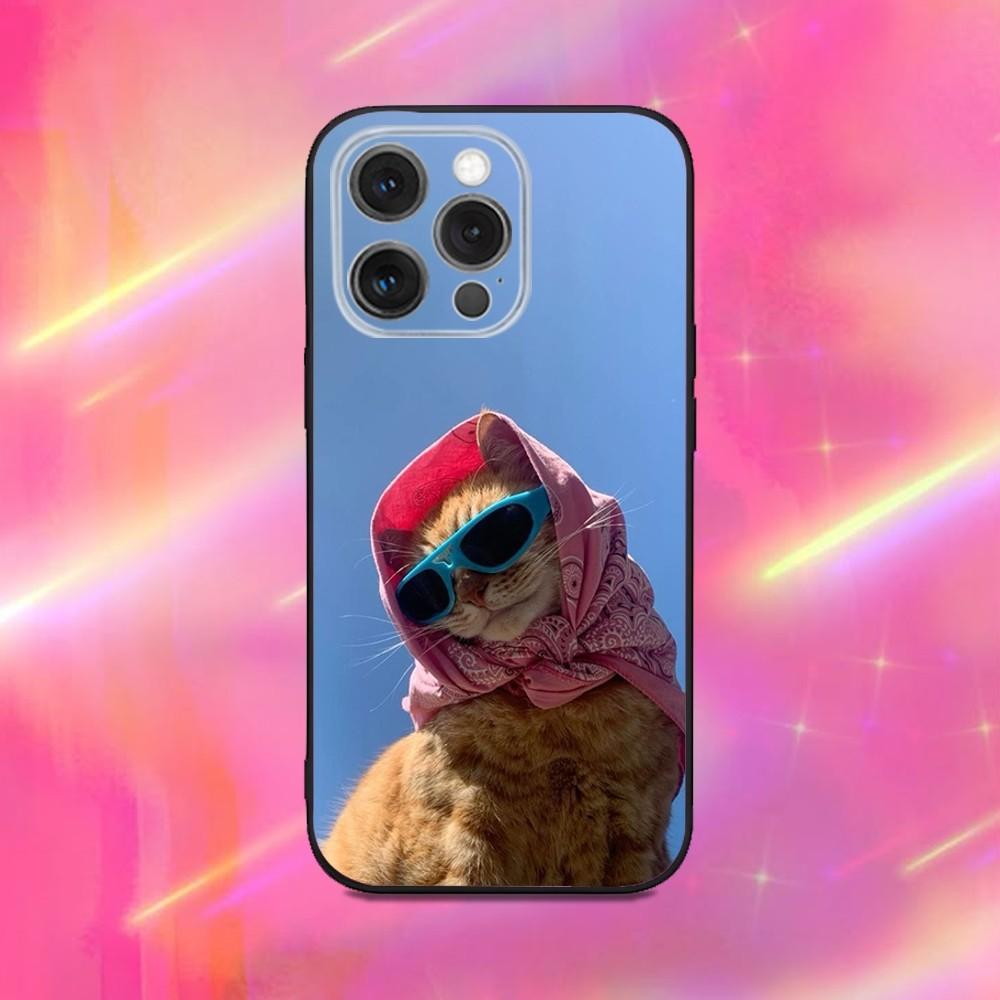 Lustige Süße Katze Handyhülle Für iPhone 17 16 15 14 13 12 11 Pro Max Mini SE 7 8 Plus 17E Air Stoßfest Rutschfest Weiche Rückseite