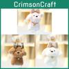 Plush Dog Toy With Keychain For Girls Gift And Bag Decorations