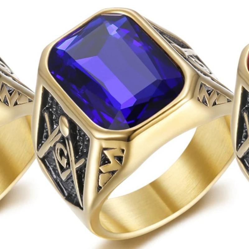 New Male Iron Knights Templar Cross Silver Color Band 316L Stainless Steel Ring Vintage Mason Jewelry Rings for Men