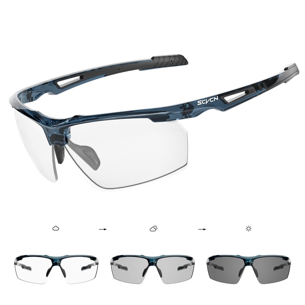 SCVCN Running glasses, professional marathon glasses for men and women, windproof and sandproof cycling and hiking sunglasses, and polarized