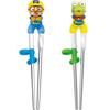 Edison Children's Three-dimensional Stainless Steel Correction Chopsticks Set of 2, Pororo, Crong, 1 Set