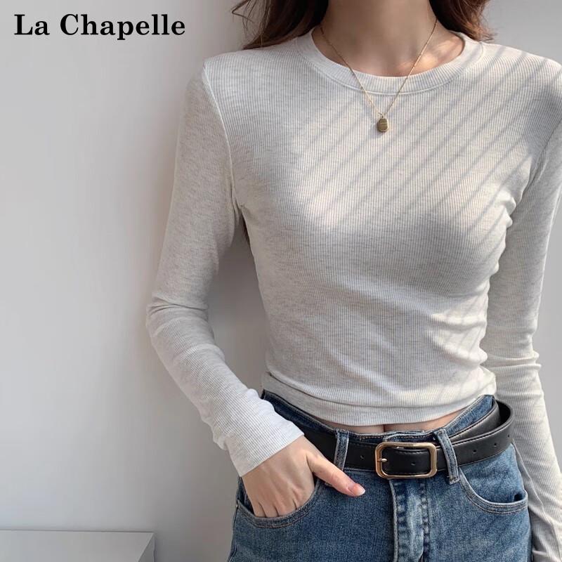 La Chapelle Women's Slim Fit Long Sleeve T-shirt