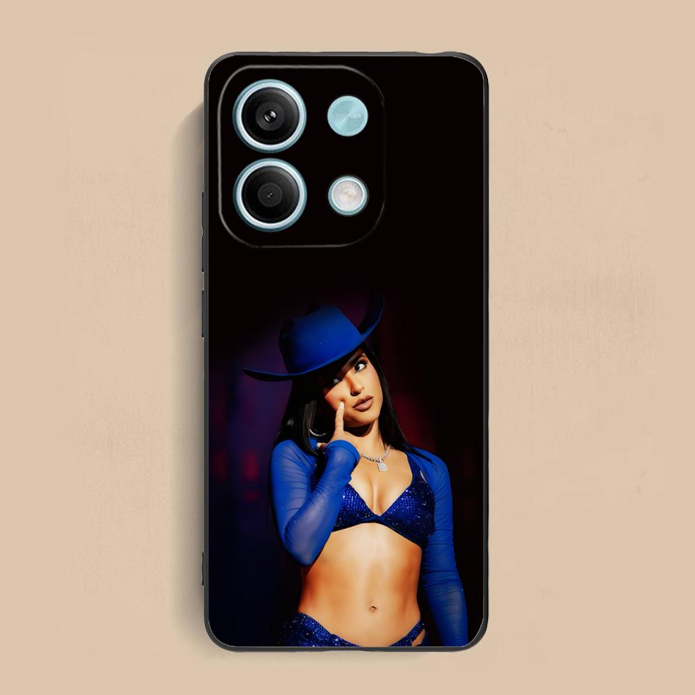 Coque de téléphone portable Fashion Becky G en TPU Mat pour Xiaomi Redmi Note 14 13 12 11 S Pro Plus 4G 5G Housse à Impression Colorée
