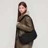 Shirring Fold Tote Shoulder Bag (black), RD23D24BKF0-7000026033