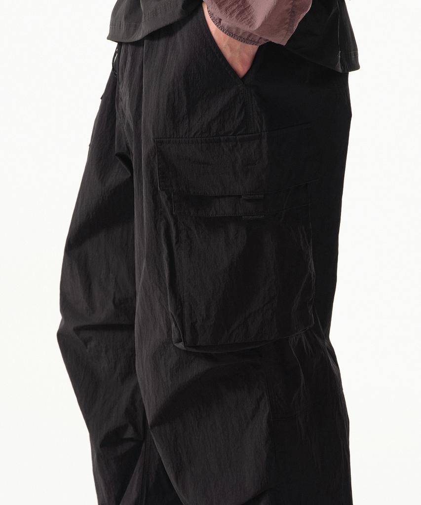 Musinsa Standard [City Leisure] Wide Belted Cargo Jogger Pants [Black]