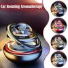 Car Air Freshener Solar Powered Rotating Aromatherapy Diffuser Purifies Air Eliminates Odors Decorative Car Ornament