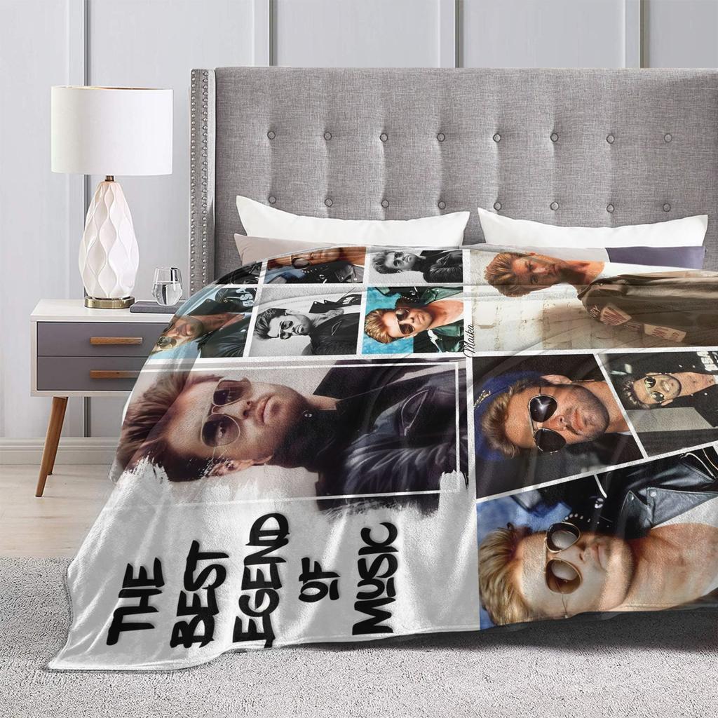 George Michael Muusika Tekk Kvaliteetne Soe Pehme Visketekk Talvine Reisimine Kontor Diivan Tool Voodi Moodne Voodikate