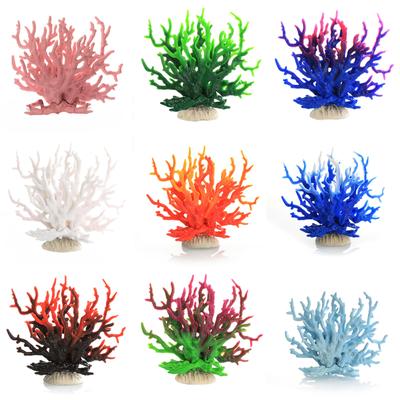 Falso Coral Multiuso Livre de Poluição Simulação Linda Grama de Água Aquário de Peixes