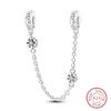 Winter Charm 925 Silver Snowflake Snowman Penguin Charm Pendant For Women Fine DIY Birthday Jewelry Gifts