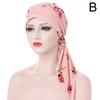 1PC Muslim Hut Frauen Turban Blumen Druck Chemotherapie Kappe Kopf Wrap Frauen Zubehör