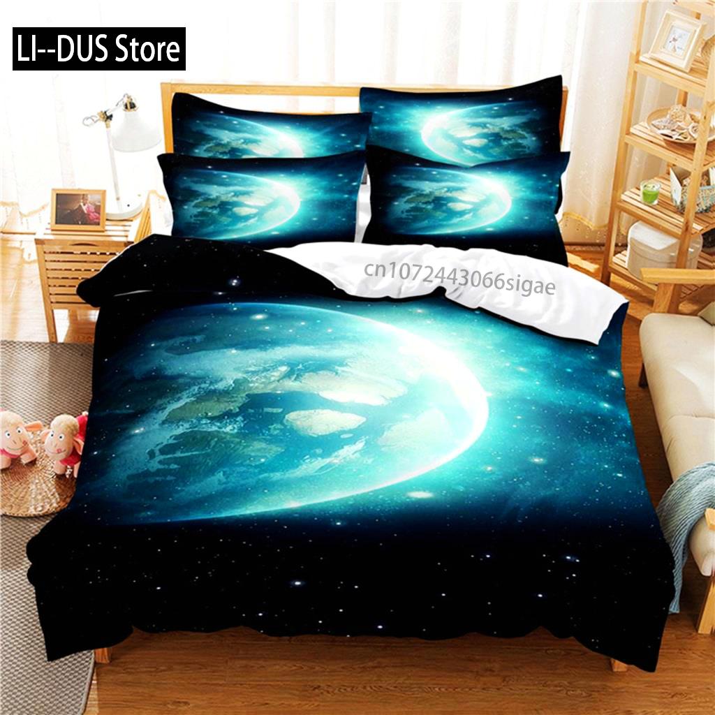 Earth Bedding Set Duvet Cover Set 3d Bedding Digital Printing Queen Size Bedding Set Fashion Design