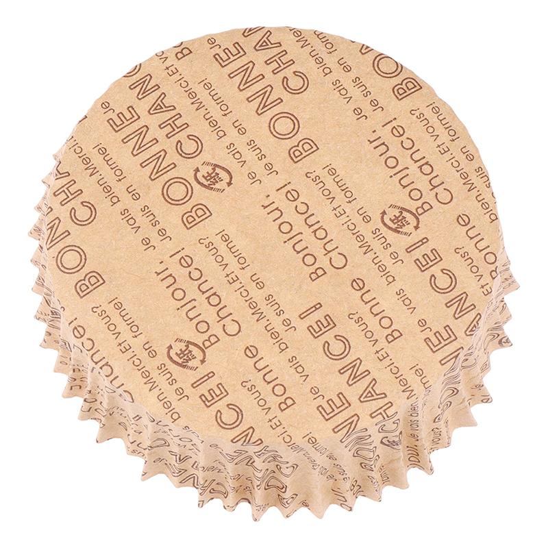 100Pcs Bread Paper Tray Baking Cups Muffins Hamburger Oil-Proof Practical Mini Snack Heat Resistant Cake Tools