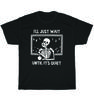 I'll Just Wait Until It's Quiet Skeleton School Teacher Halloween T-Shirt Unisex