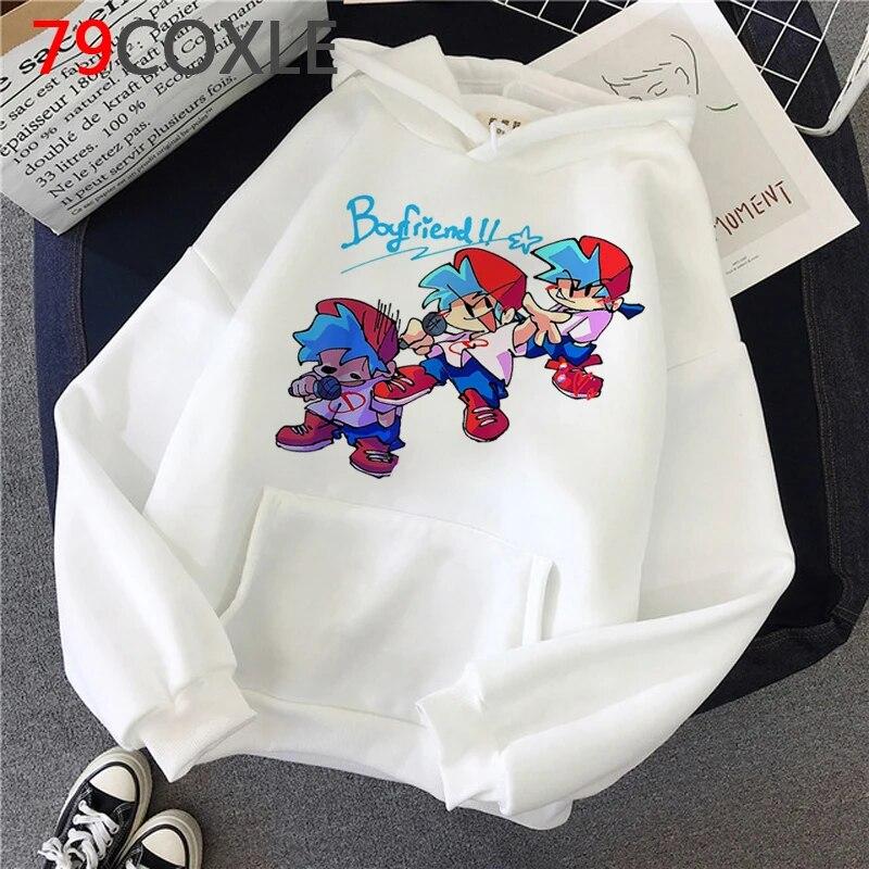 Hot Game Friday Night Funkin Hoodies Unisex Kawaii Hip Hop Harajuku Cartoon Grafische Streetwear Unisex Tops Mode Sweatshirts Mannelijke Unisex