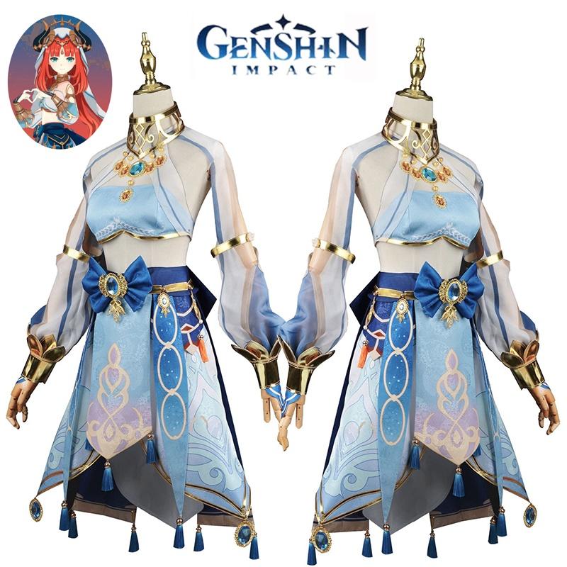 Bright And Durable Genshin Impact Nilou Cosplay Costume With Complete Accessories