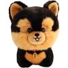 Zu Kawaii Teddy Pets Lifelike Fluffy Puppy Soft Doll Cute Small Chow Pomeranian Corgi Yorkie Plush Toys With Charm Gift For Girl