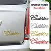 Automobilio galinės bagažinės raidės lipdukas Sparno šoninis metalinis ženklelis Emblema Cadillac Deville ATS BLS CT4 CT5 CTS ESCALADE STS XLR XT6 XTS