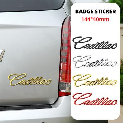 Auto Heckklappe Buchstabe Aufkleber Kotflügel Seite Metall Plakette Emblem Für Deville ATS BLS CT4 CT5 CTS ESCALADE STS XLR XT6 XTS